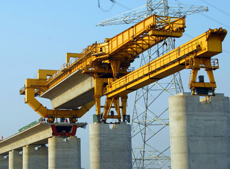 起重葫蘆在高鐵、高架公路施工中的應(yīng)用案例01